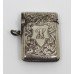 Engraved Sterling Silver Vesta Case Birmingham 1915