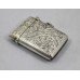 Engraved Sterling Silver Vesta Case Birmingham 1915