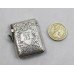 Engraved Sterling Silver Vesta Case Birmingham 1915