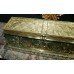 Fine 19th c. Ornately Worked Classical Brass Casket