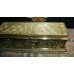 Fine 19th c. Ornately Worked Classical Brass Casket