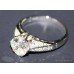 Fine Single Diamond Platinum Set Ring