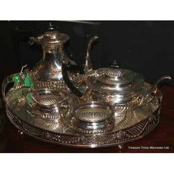 Five Piece Silver Plated Tea Service