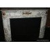 French 19th c. Statuary Marble Fireplace Surround