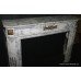 French 19th c. Statuary Marble Fireplace Surround