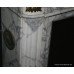 French 19th c. Statuary Marble Fireplace Surround