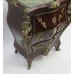 French Empire Style Marble Topped Bombé Commode