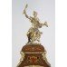 French Boulle Style Bracket Clock on Pedestal