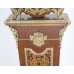 French Boulle Style Bracket Clock on Pedestal