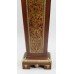 French Boulle Style Bracket Clock on Pedestal