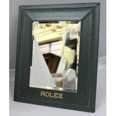 Genuine Rolex Leather Display Table Mirror