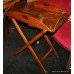 George III Mahogany Butlers Tray on Stand