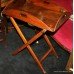 George III Mahogany Butlers Tray on Stand