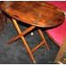 George III Mahogany Butlers Tray on Stand