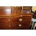 Georgian Serpentine Shaped Inlaid Mahogany Chest of Drawers