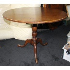 Good Quality Georgian Style Mahogany Tripod Tilt-top Circular Occasional Table