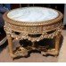 Heavily Carved Giltwood Marble Topped Centre Table