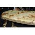 Heavy Brass Coffee Table with Onyx Top