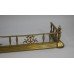 Heavy Late 19th c. Brass Fire Fender