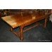 Large Heavy Solid Oak Refectory Table