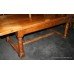 Large Heavy Solid Oak Refectory Table