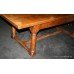 Large Heavy Solid Oak Refectory Table