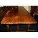 Large Heavy Solid Oak Refectory Table