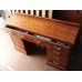 Heavy Wood Dressing table Chest Brass Handles