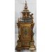 Fine Cloisonné Enamel & Brass Mantel Clock by James Grohe c.1880