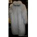 Ladies Pale Silver Fox Fur Coat