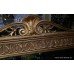 Large Carved Wood Gilt Overmantle Mirror