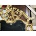 Large Handsome Carved Wood Gilt Gold Leaf Pier Glass Mirror