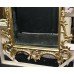 Large Handsome Carved Wood Gilt Gold Leaf Pier Glass Mirror