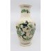 Large Mason's Chartreuse Pattern Octagonal Form Baluster Vase