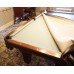 Large Full Size Pool Table Made in California with Cues, Rack & Hanging Brass Light