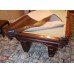 Large Full Size Pool Table Made in California with Cues, Rack & Hanging Brass Light