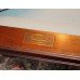 Large Full Size Pool Table Made in California with Cues, Rack & Hanging Brass Light