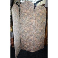 Large Three Fold Upholstered Screen Room Divider