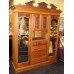 Quality Satinwood Edwardian Triple Companion Wardrobe