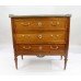 Late 19th c. Brass Galleried Marble Topped Chest of Drawers