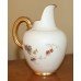 Late Victorian Small Royal Worcester Painted & Gilded Blush Jug