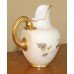 Late Victorian Small Royal Worcester Painted & Gilded Blush Jug