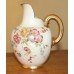 Late Victorian Small Royal Worcester Painted & Gilded Blush Jug