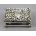 Late Victorian Sterling Silver Matchbox Holder Chester 1900