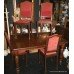 Late Victorian Oak Winder Dining Table & Chairs