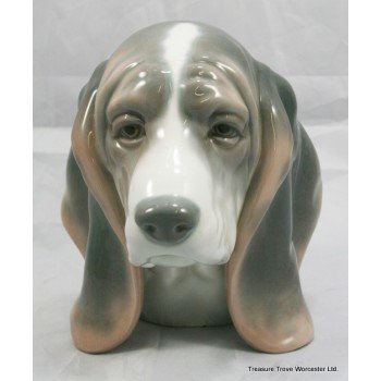 Lladro "Dog's Head" Sculpture