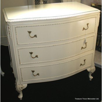 Olympus Cream Louis XV Style Chest of Drawers