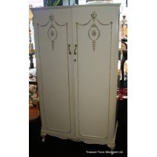 Louis XV Style Olympus Cream Fitted Double Wardrobe