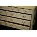 Louis XV Style Cream Long Chest of Drawers