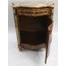 Louis XV Style Pink Marble Topped Serpentine Side Cabinet